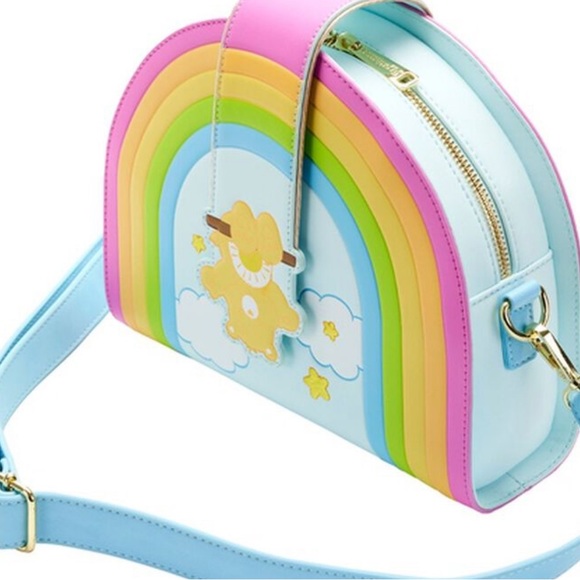 Loungefly Bags Loungefly Care Bears Funshine Bear Rainbow Swing